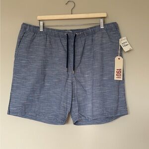 NWT Men's 1901 Blue shorts/ Swim Trunks with Drawstring